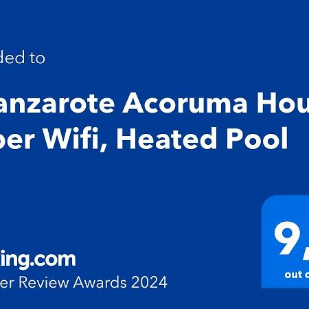 Eslanzarote Acoruma House, Super Wifi, Heated Pool Güime Esterno foto
